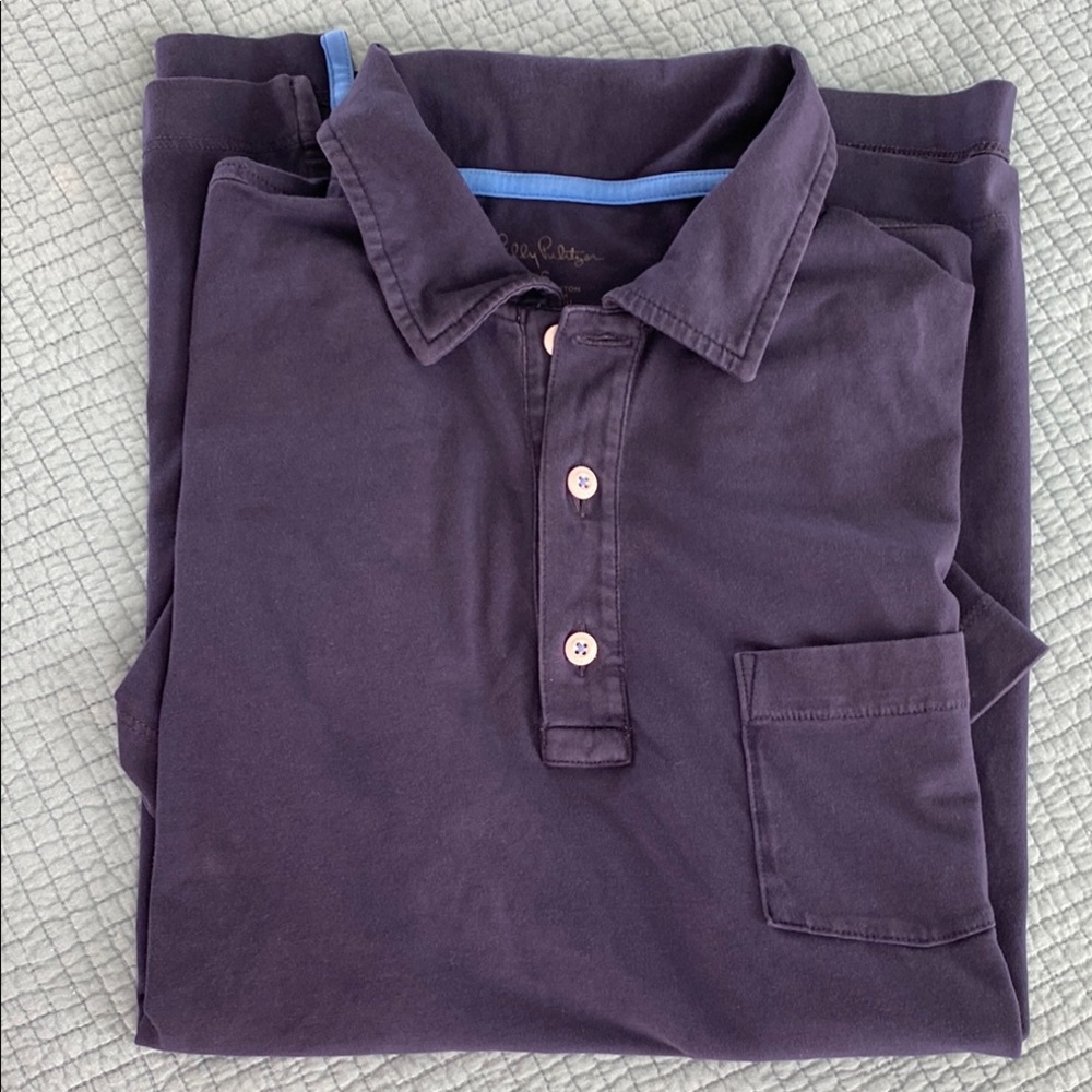 Lilly Pulitzer men’s blue Polo Shirt